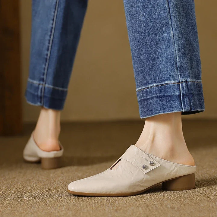 Olga | Vegan Leather Mules