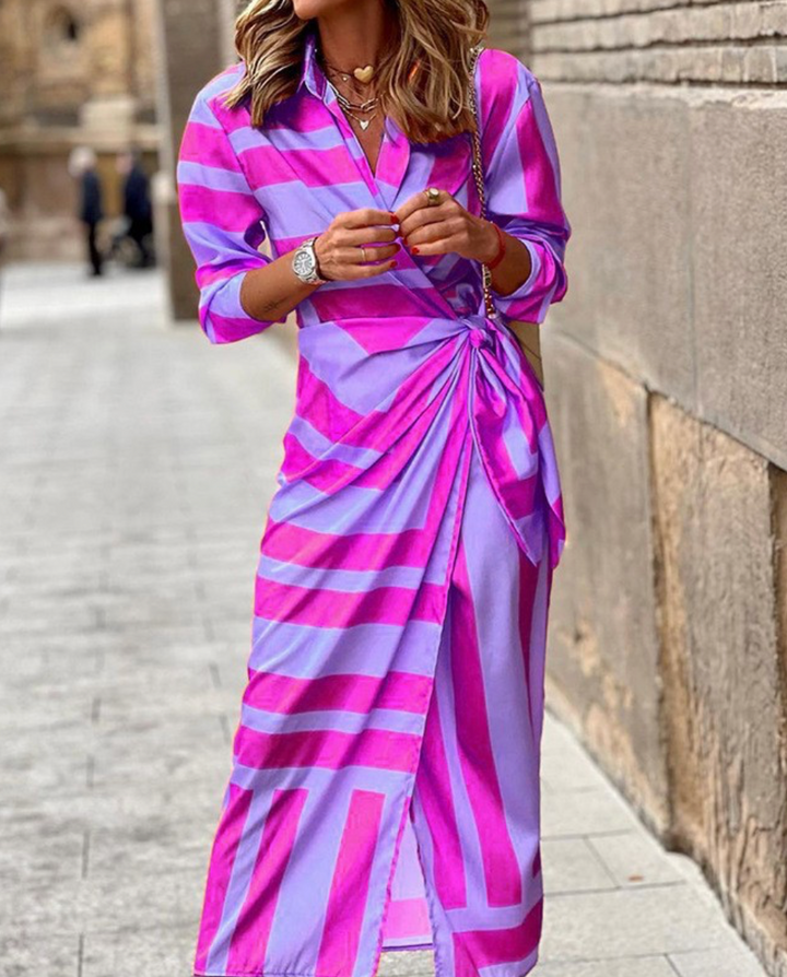 Violet &amp; Grace™| Printed Wrap Dress