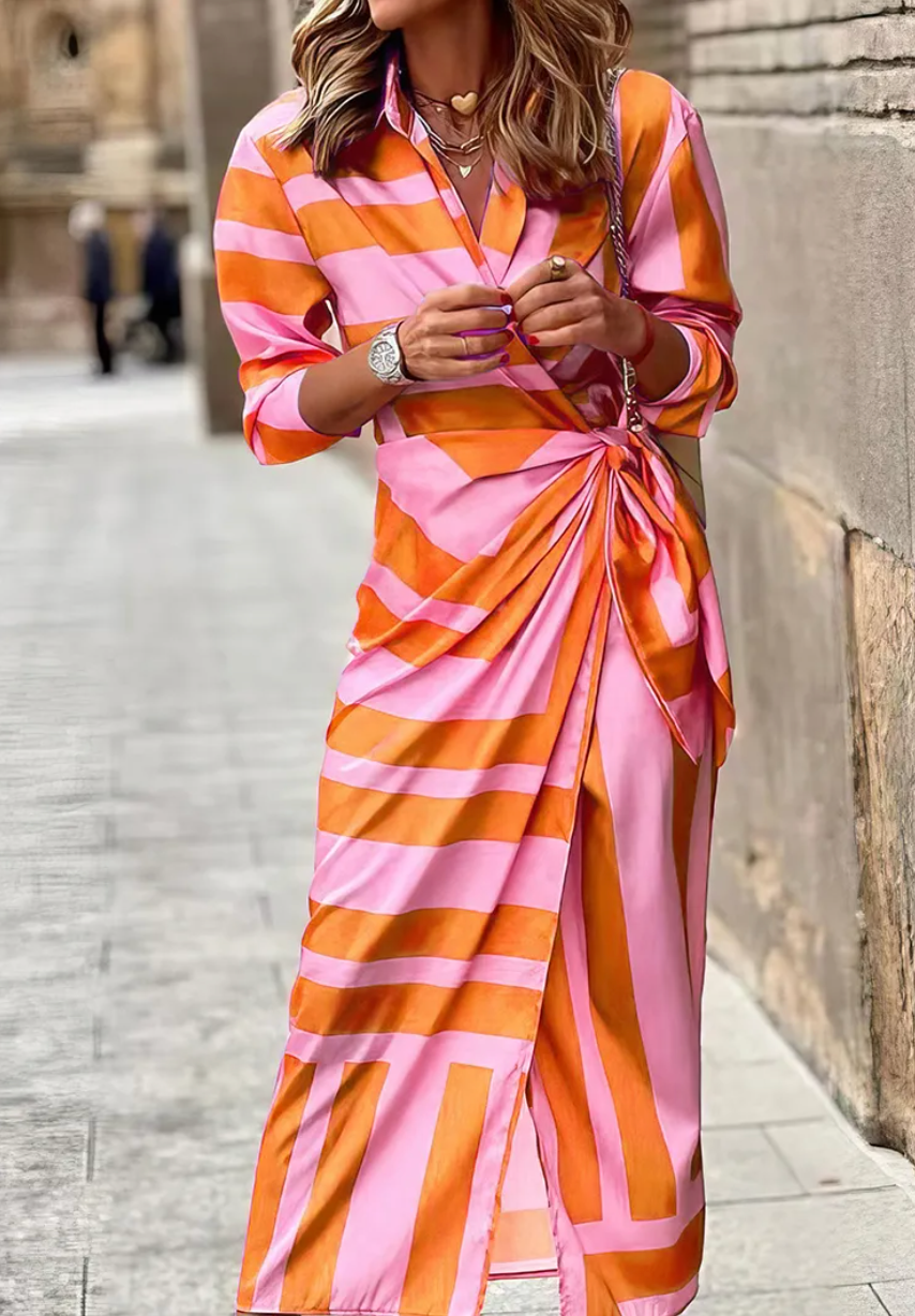 Violet &amp; Grace™| Printed Wrap Dress