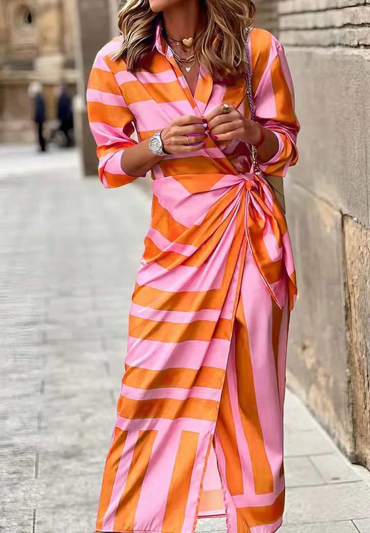 Violet &amp; Grace™| Printed Wrap Dress