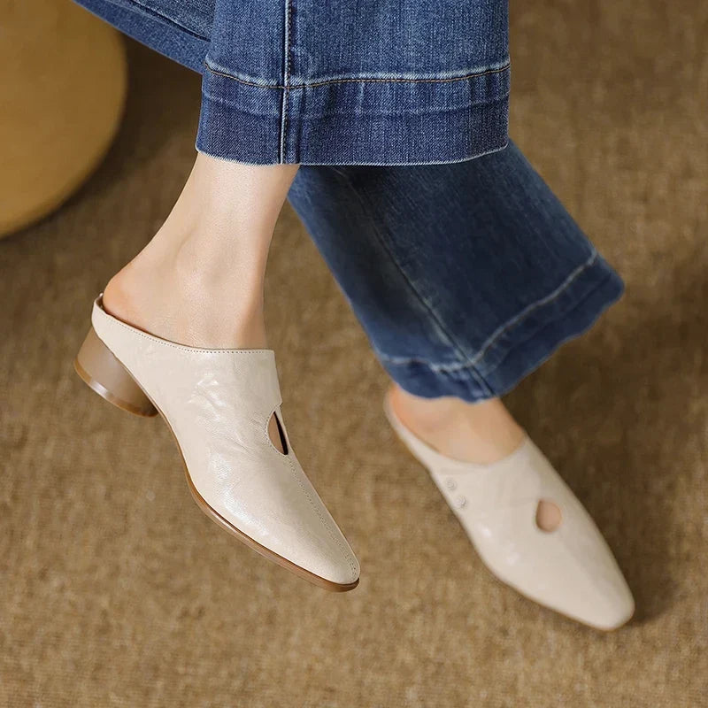 Olga | Vegan Leather Mules