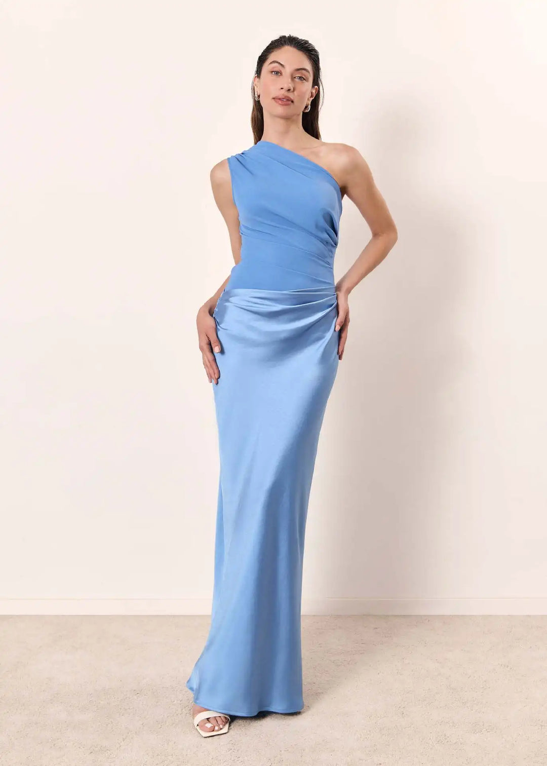 Violet &amp; Grace™ | Maxi Dress with a Guilt in Satin