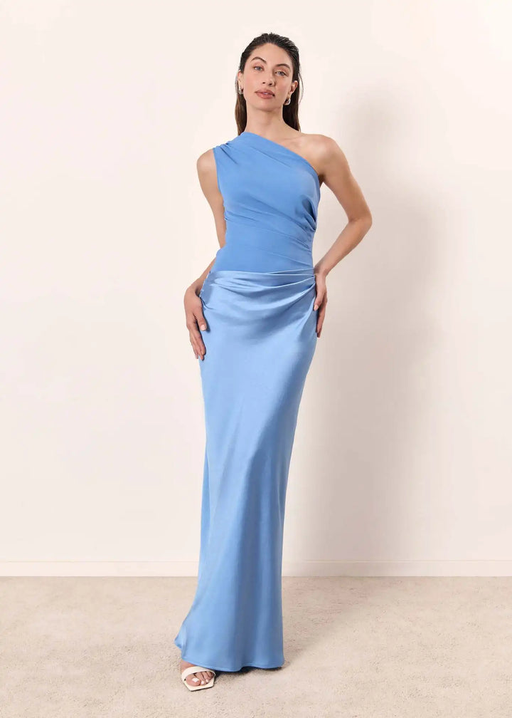 Violet &amp; Grace™ | Maxi Dress with a Guilt in Satin