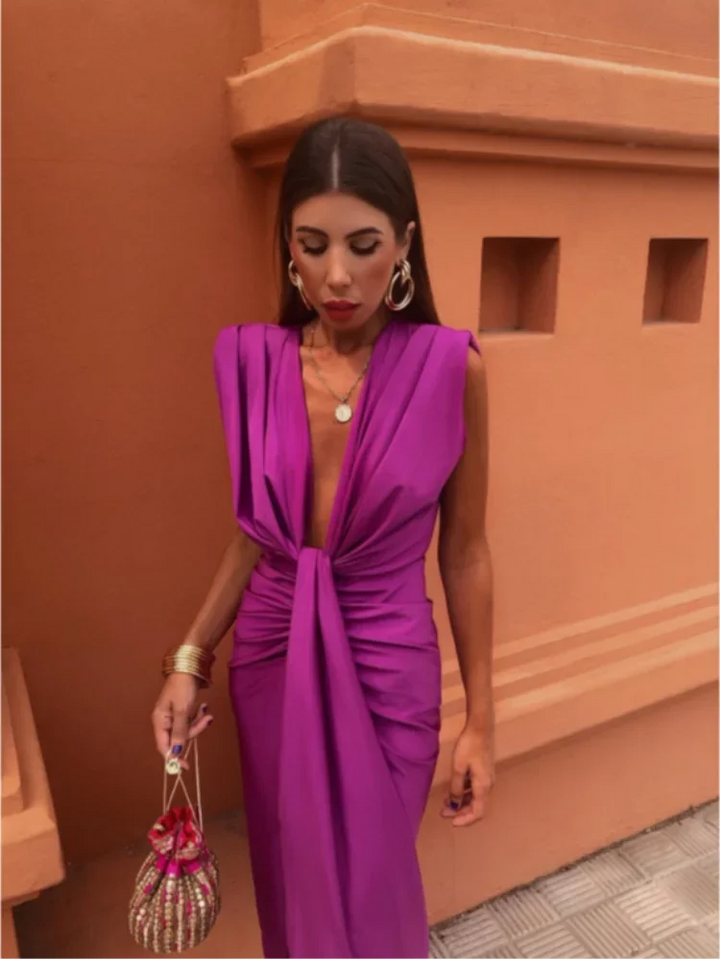 Violet &amp; Grace™ | Elegant Pleated Dress