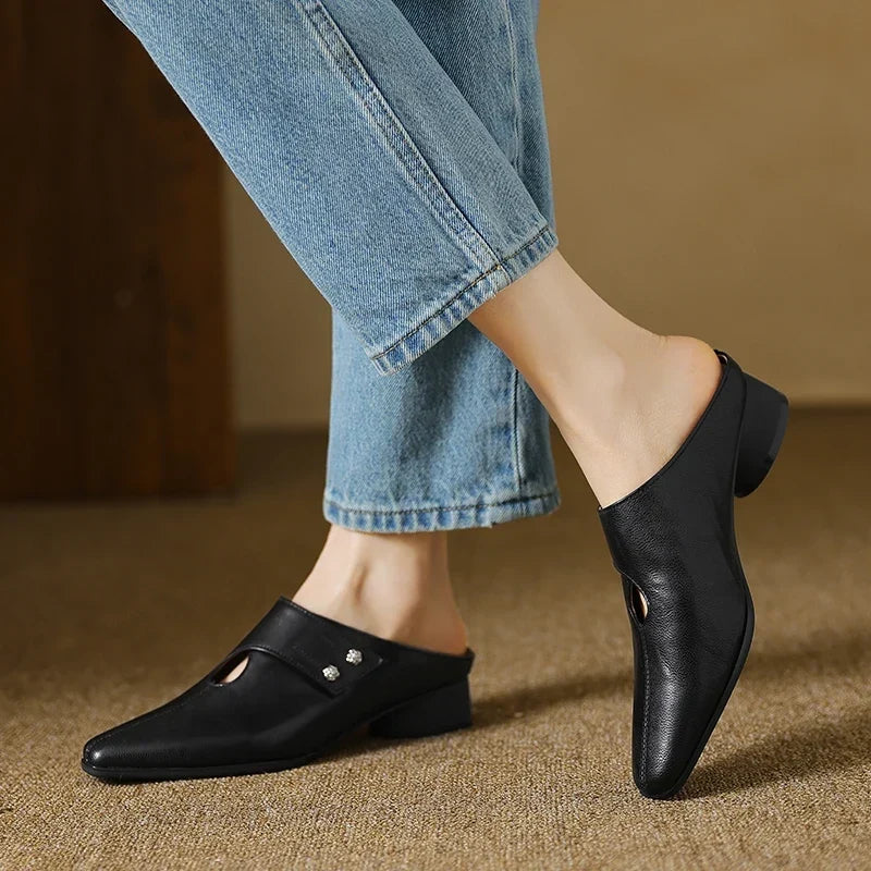 Olga | Vegan Leather Mules