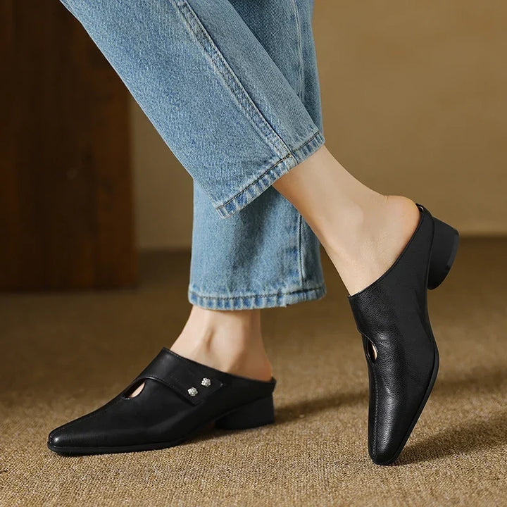 Olga | Vegan Leather Mules