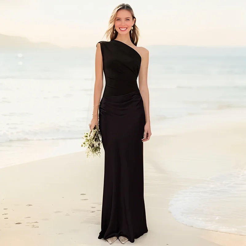 Violet &amp; Grace™ | Maxi Dress with a Guilt in Satin