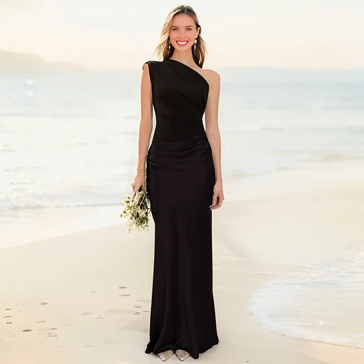 Violet &amp; Grace™ | Maxi Dress with a Guilt in Satin