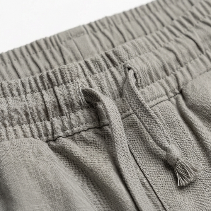Brezia – Relaxed Fit Cotton Linen Capris for Women