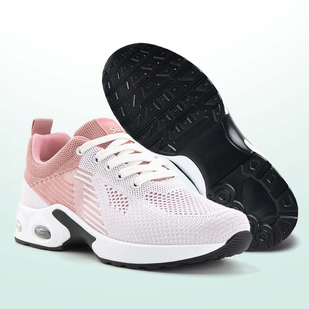 Madison – Orthopedic Shoes in White &amp; Pink