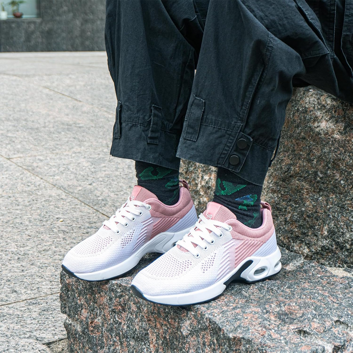 Madison – Orthopedic Shoes in White &amp; Pink