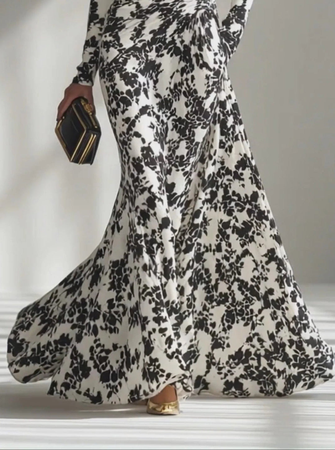 Valentina | Ruched Floral Maxi Dress
