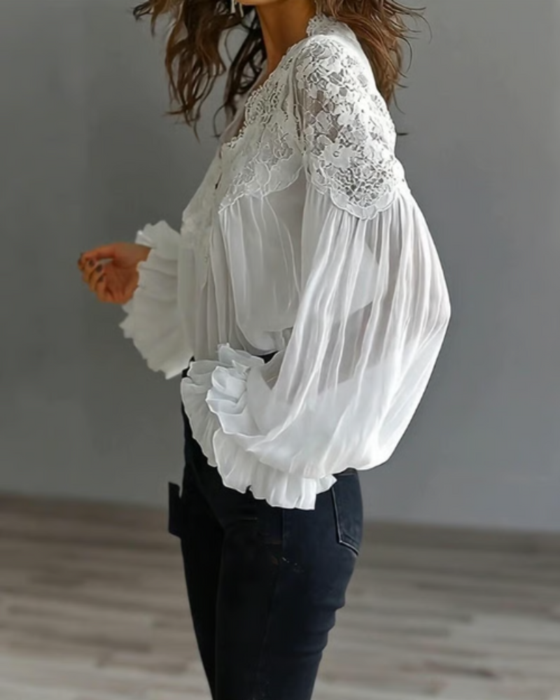 Celeste™ | Romantic Lace Blouse