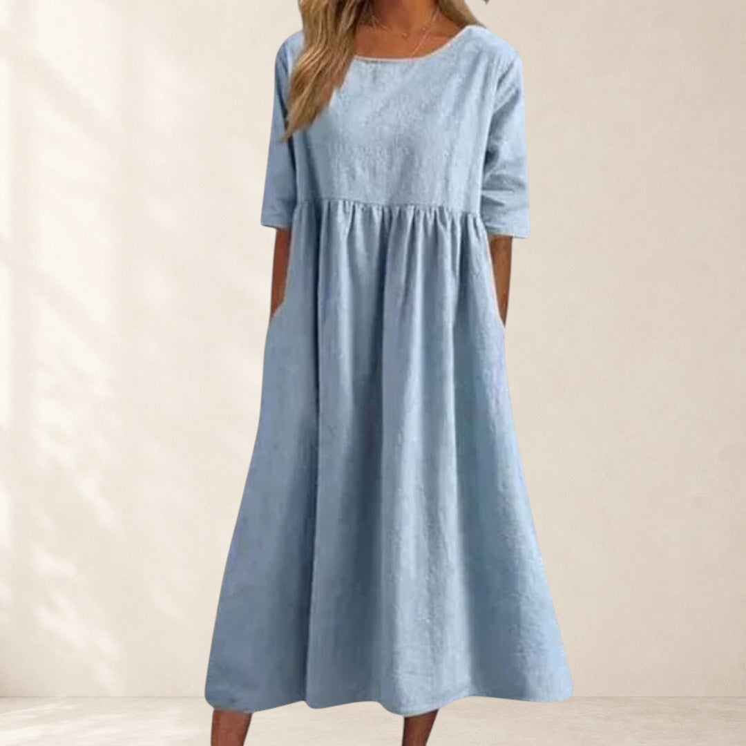 Jane™ | Elegant Short-Sleeved Dress