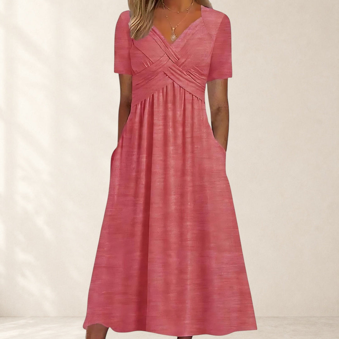 Kate™ | Midi Dress with Tummy Control