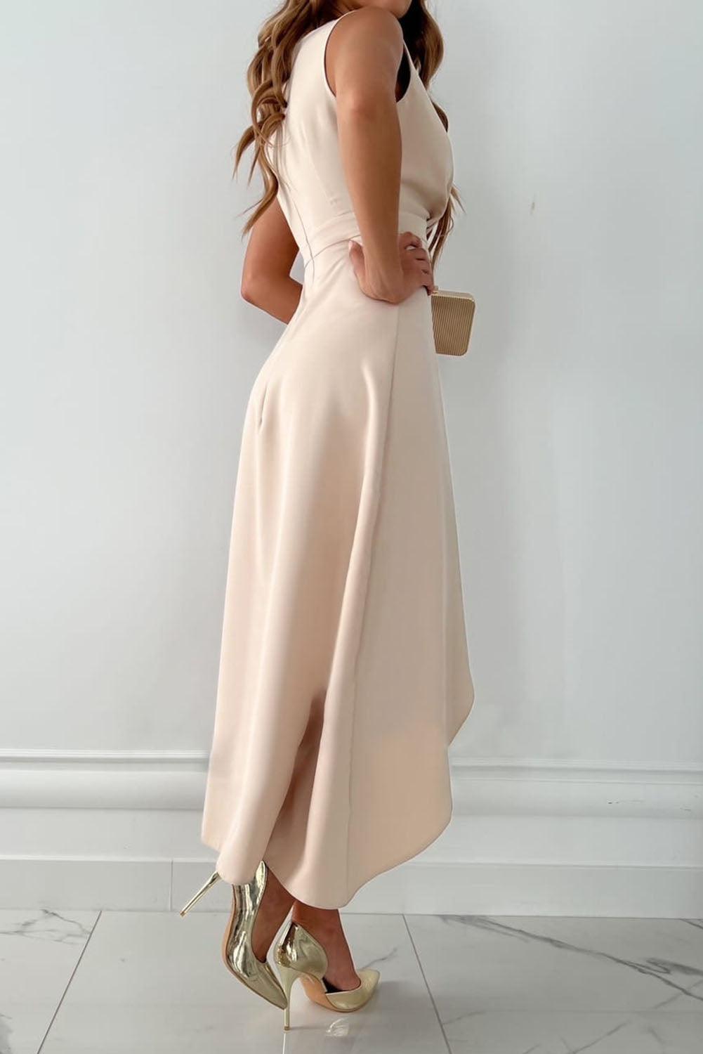 Violet &amp; Grace™ |Midi Wrap Dress with V-Neck