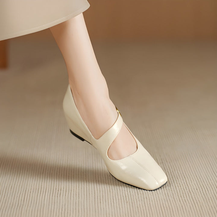 Viora | Vegan Leather Mary Jane Heels