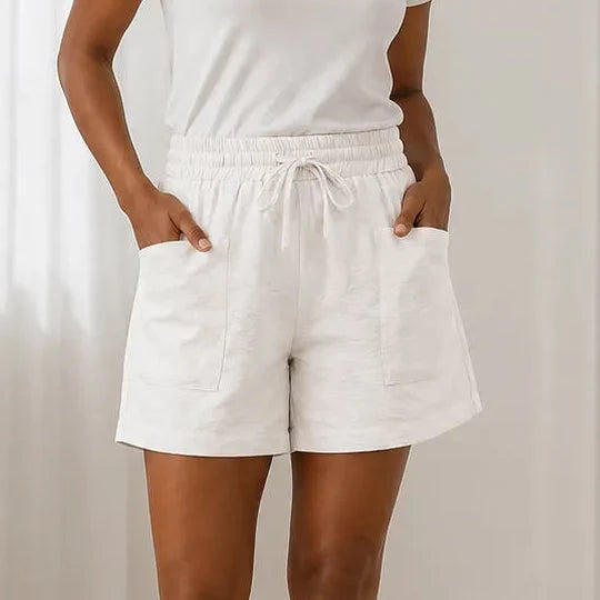 Marlow – Drawstring Shorts with Deep Pockets, Elastic Waist, 6 Colors