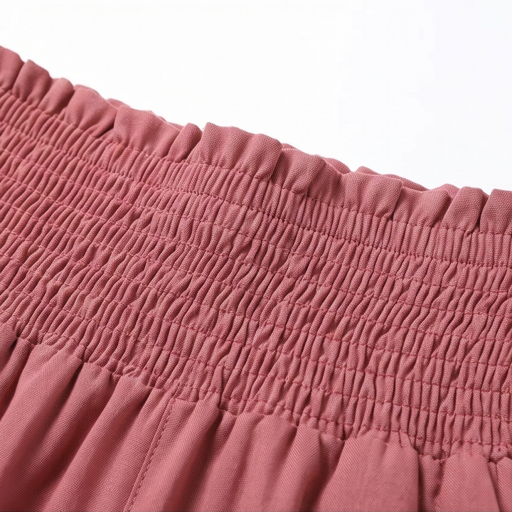 Breesa – Smocked High-Waist Summer Pants