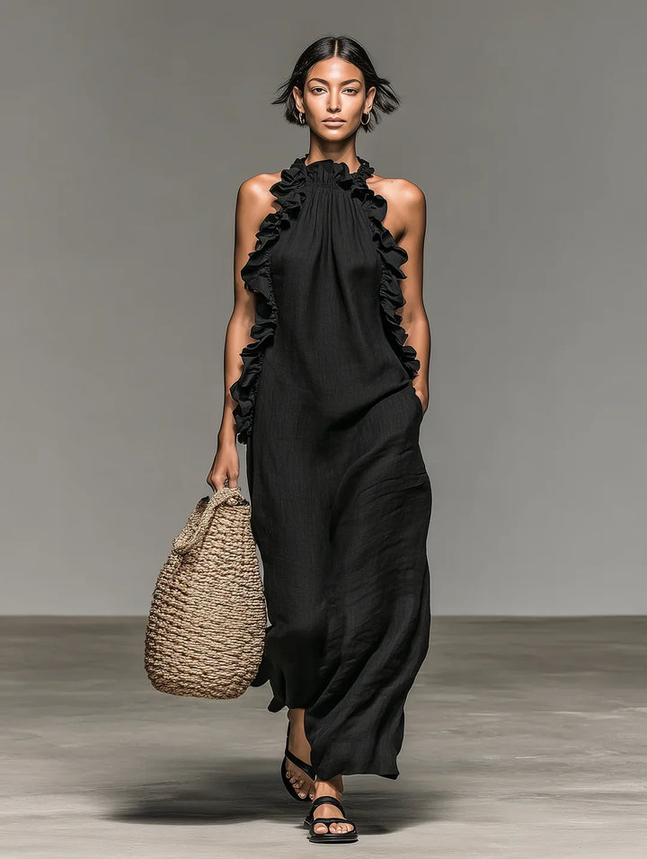 Lua™ | Ruffle Detail Maxi Dress