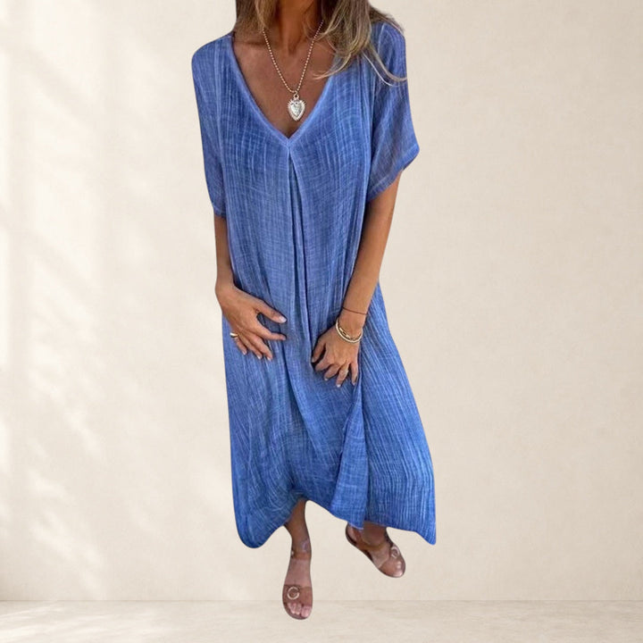 Olivia™ – Elegant Lightweight V-Neck Dress