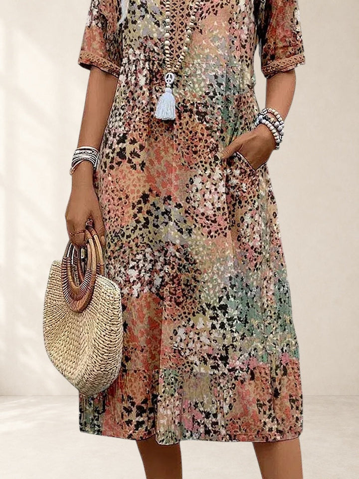 THEODORA | VIBRANT MIDI DRESS