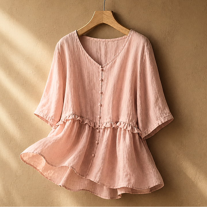 LAINEY JANE LINEN BLOUSE