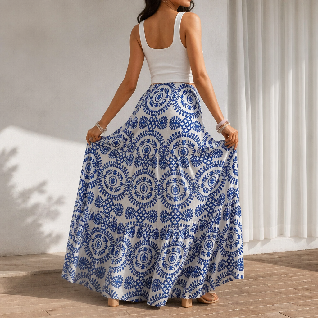 Swayla – Tiered Maxi Skirt That Moves Like It&