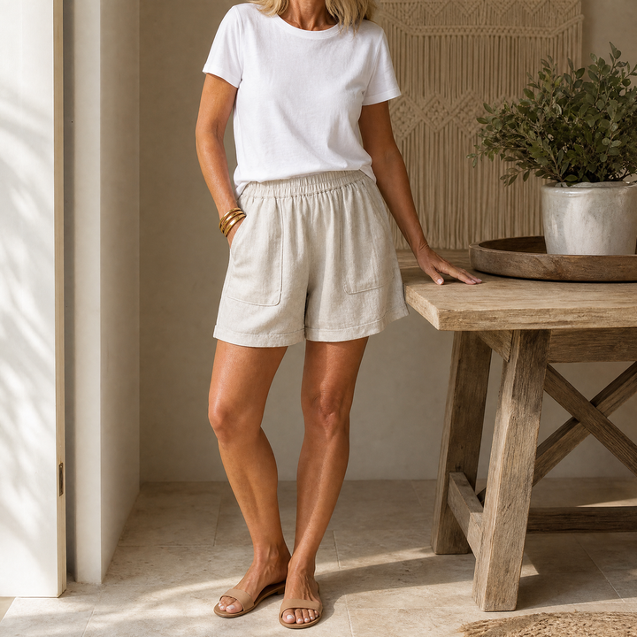 Linora – Loose Shorts with Deep Pockets