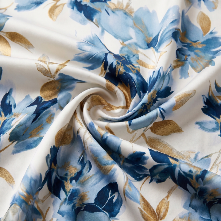 Elara | Floral V-Neck Midi Dress