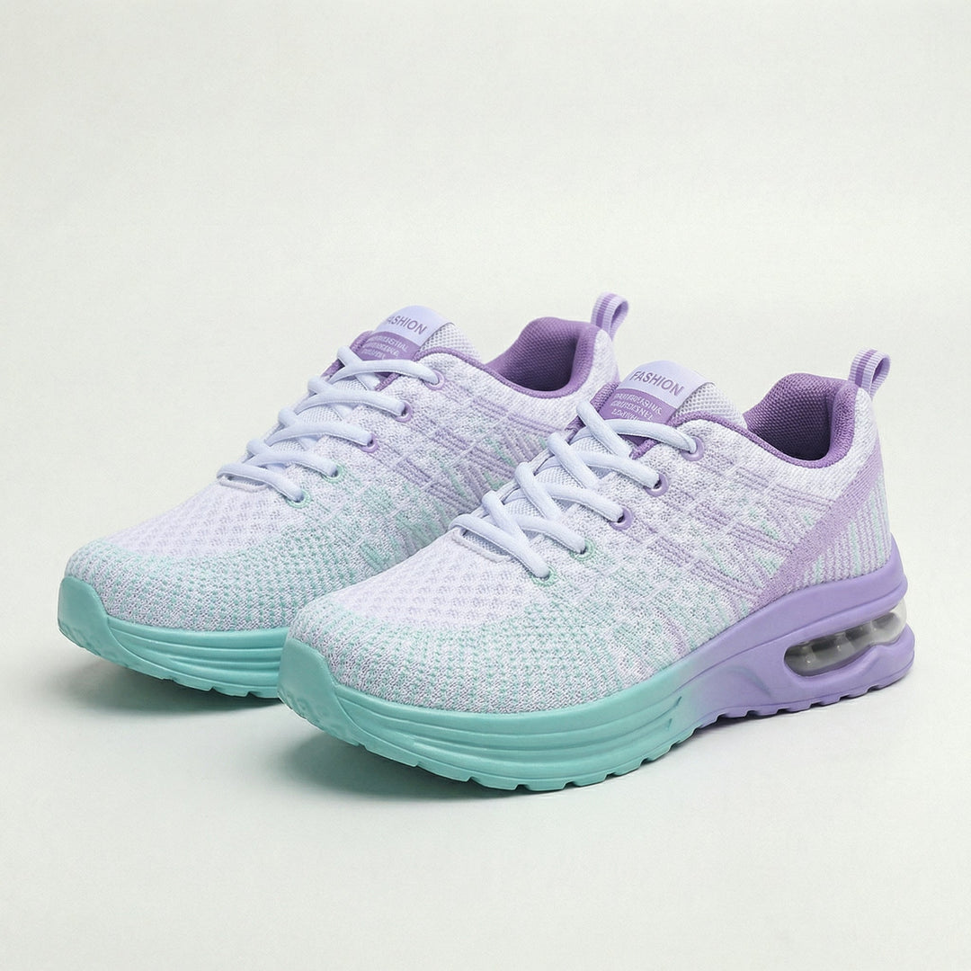 Chloe – Orthopedic Shoes in Violet &amp; Turquoise