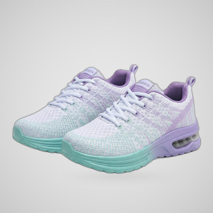 Chloe – Orthopedic Shoes in Violet &amp; Turquoise