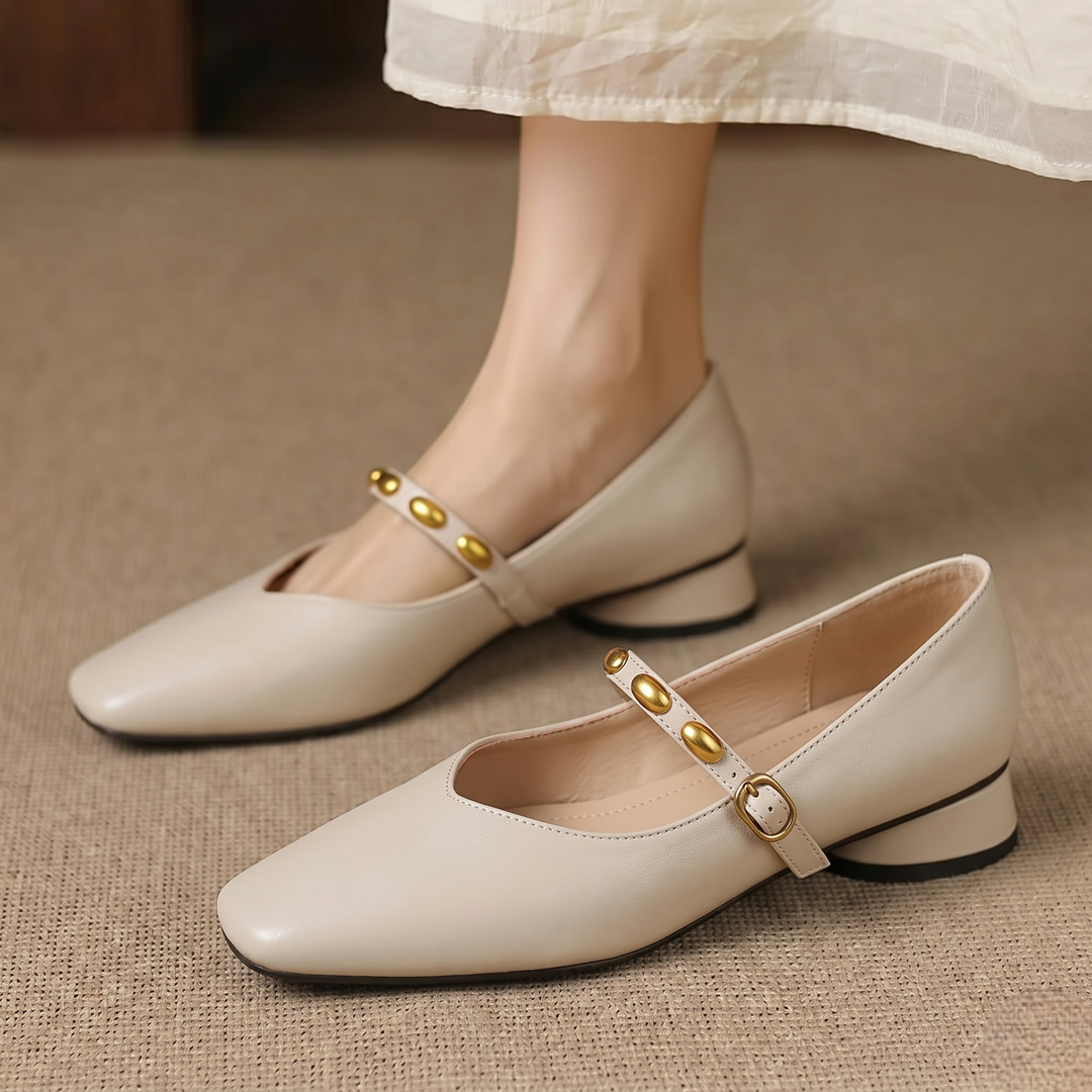 Zyra | Vegan Leather Flats