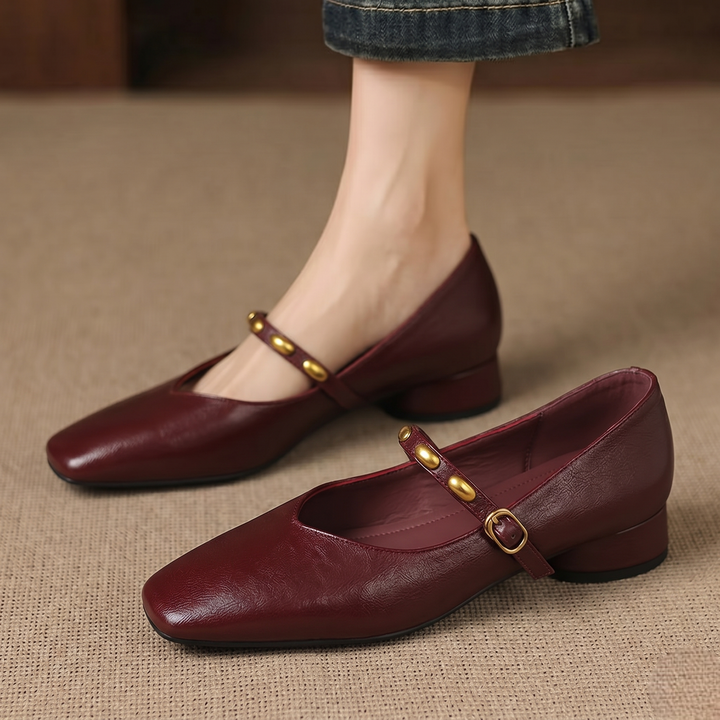 Zyra | Vegan Leather Flats