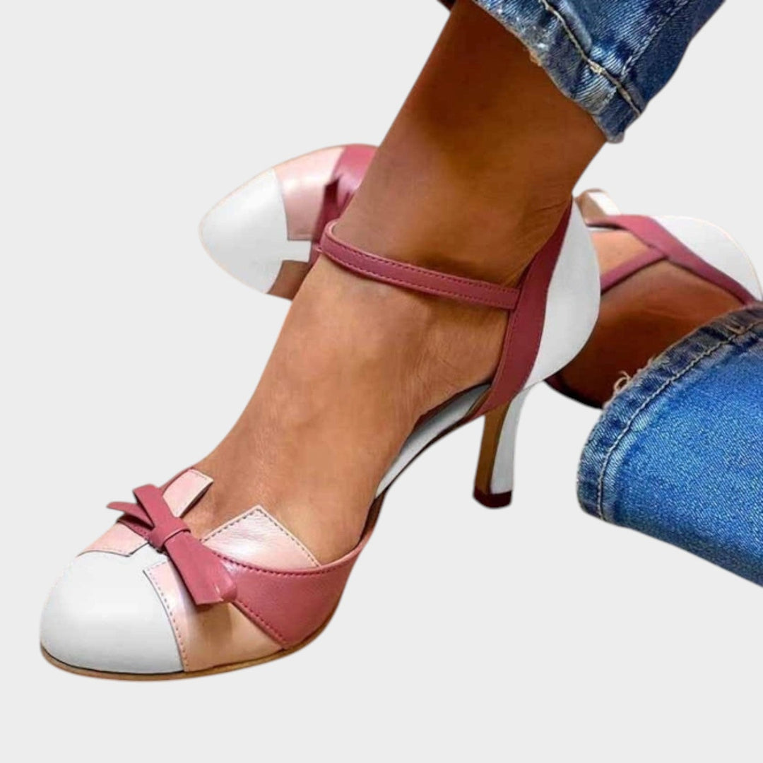 Colette™ | Vintage Adjustable Ankle-Strap Heels