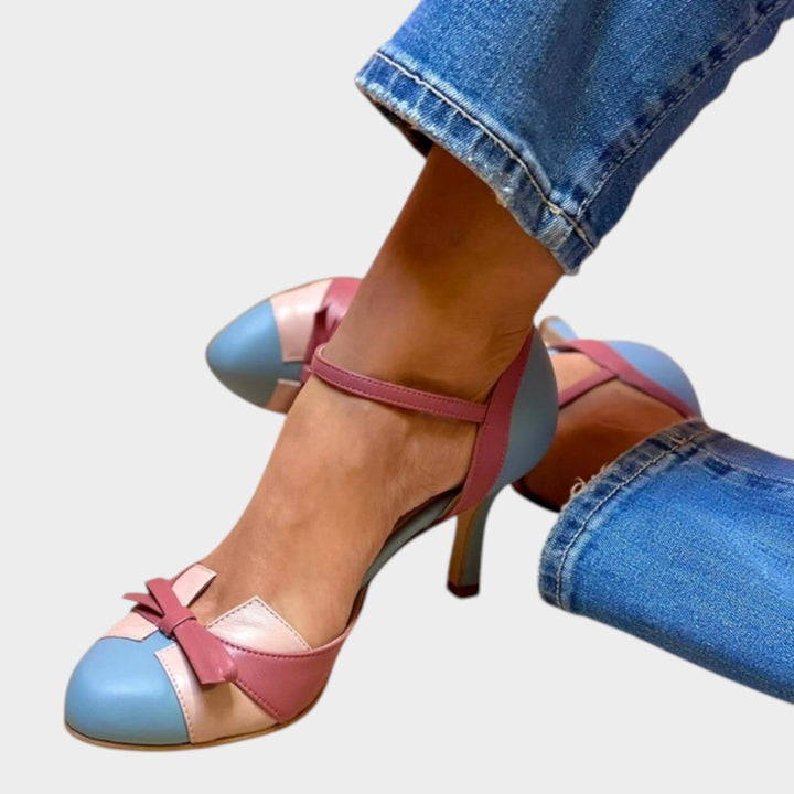 Colette™ | Vintage Adjustable Ankle-Strap Heels