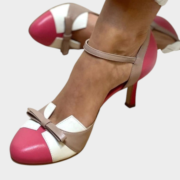 Colette™ | Vintage Adjustable Ankle-Strap Heels