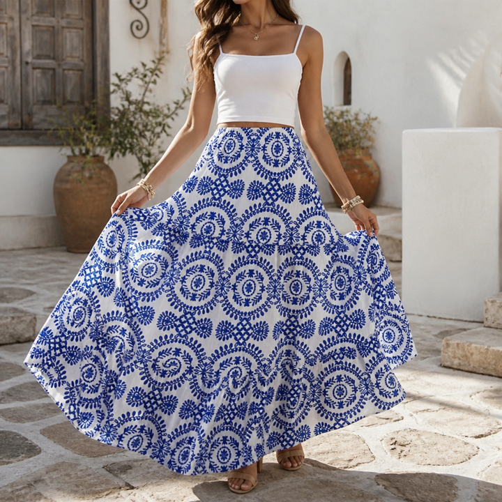 Swayla – Tiered Maxi Skirt That Moves Like It&