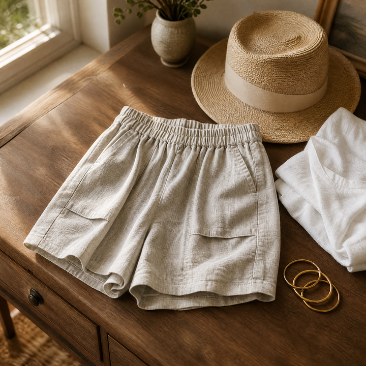 Linora – Loose Shorts with Deep Pockets