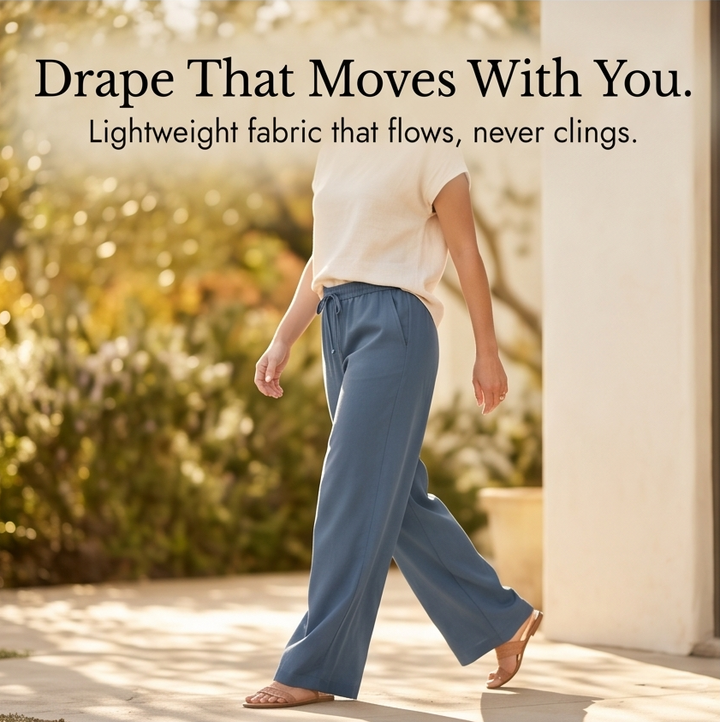 Linavia – Breezy Wide-Leg Pants with Pockets
