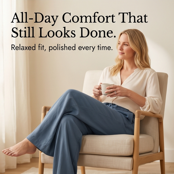 Linavia – Breezy Wide-Leg Pants with Pockets