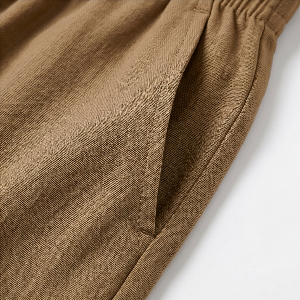 Lumera – Wide-Leg Drawstring Shorts with Smocked Waist