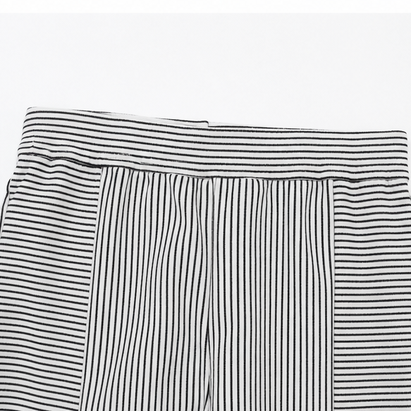 Marena – Striped Side-Button Cropped Summer Pants for Women
