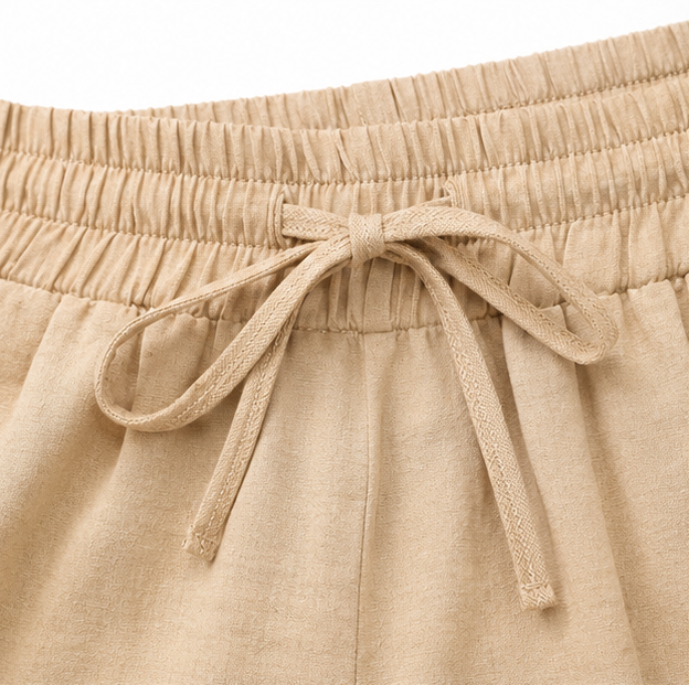 Marlow – Drawstring Shorts with Deep Pockets, Elastic Waist, 6 Colors