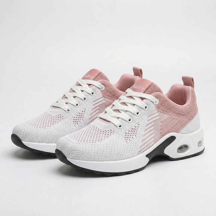 Madison – Orthopedic Shoes in White &amp; Pink