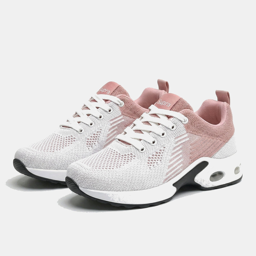 Madison – Orthopedic Shoes in White &amp; Pink