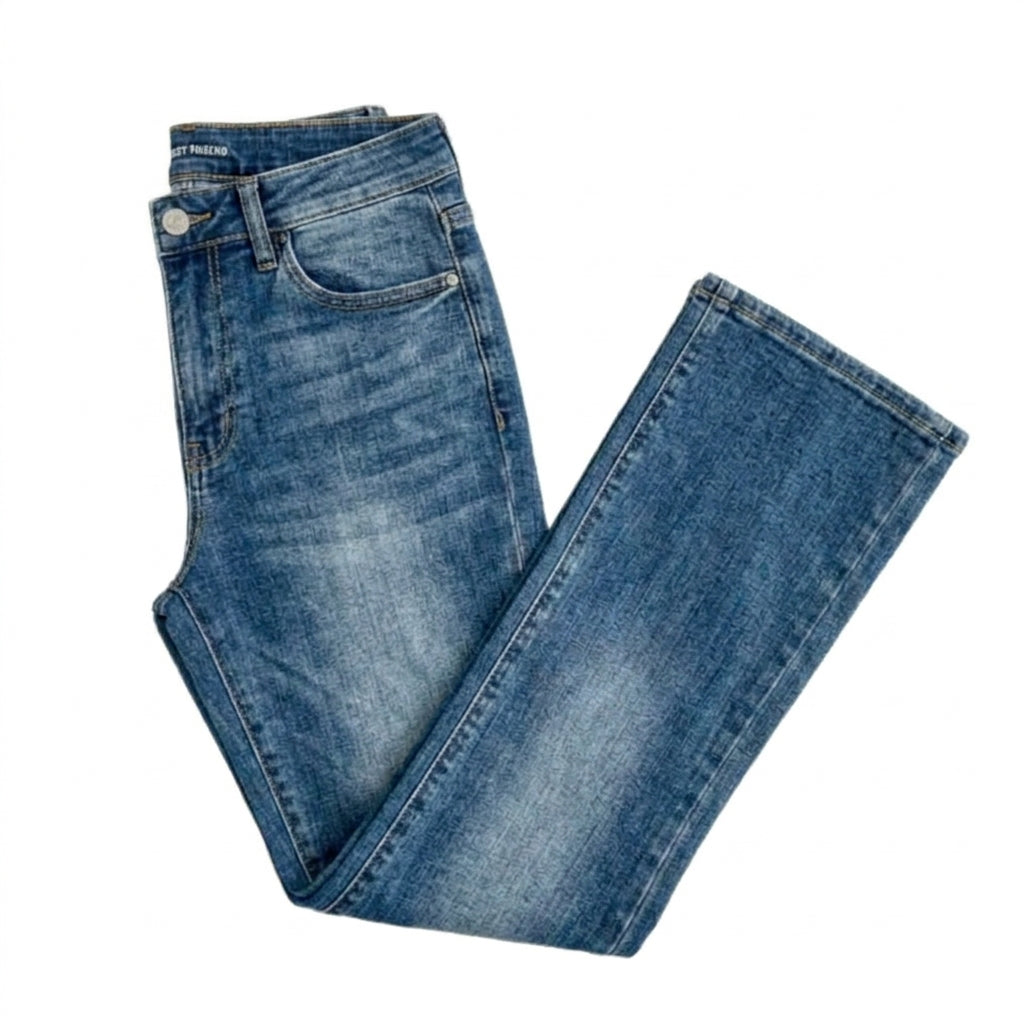 Denalia Tummy-Smoothing Bootcut Jeans