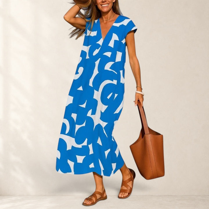 Ruby™ | Flowing V-Neck Dress
