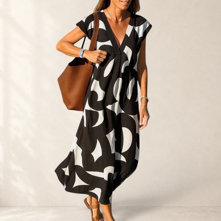 Ruby™ | Flowing V-Neck Dress