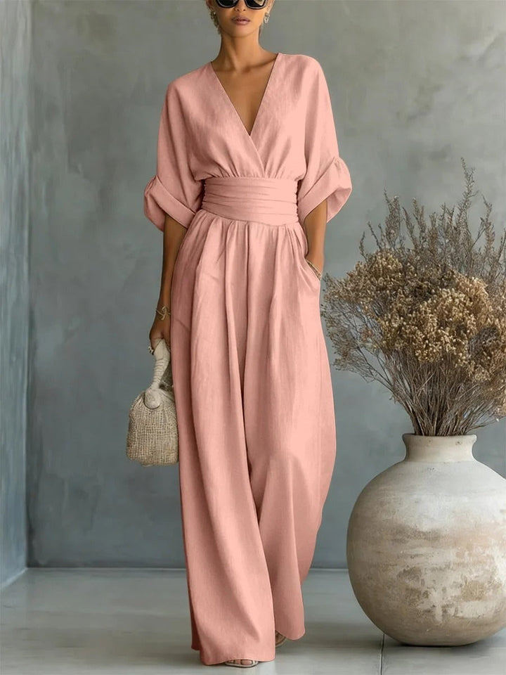 Elara™ | Flowy Wide-Leg Jumpsuit